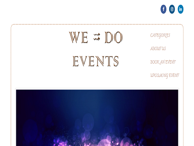 We Do Events Home Image